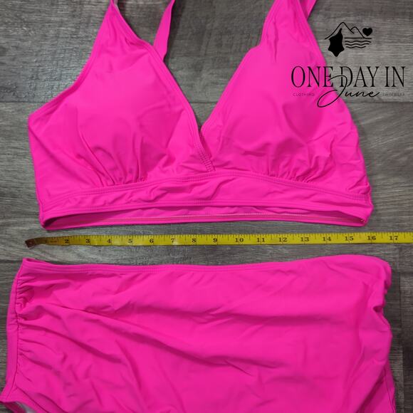 CharmLeaks High Waist Tummy Control Bikini Swimsuit Size XL - Picture 2 of 4